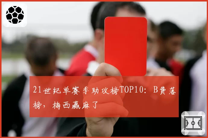 21世纪单赛季助攻榜TOP10:B费落榜,梅西赢麻了
